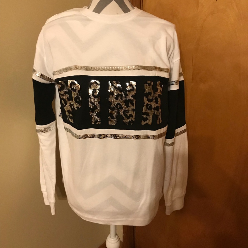 PINK sequins long sleeve